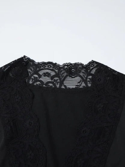 Y2K Baddie Lace Top