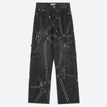 Y2K Cyber Patchwork Jeans
