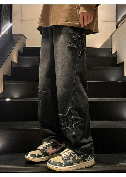 Y2K Embroidered Jeans