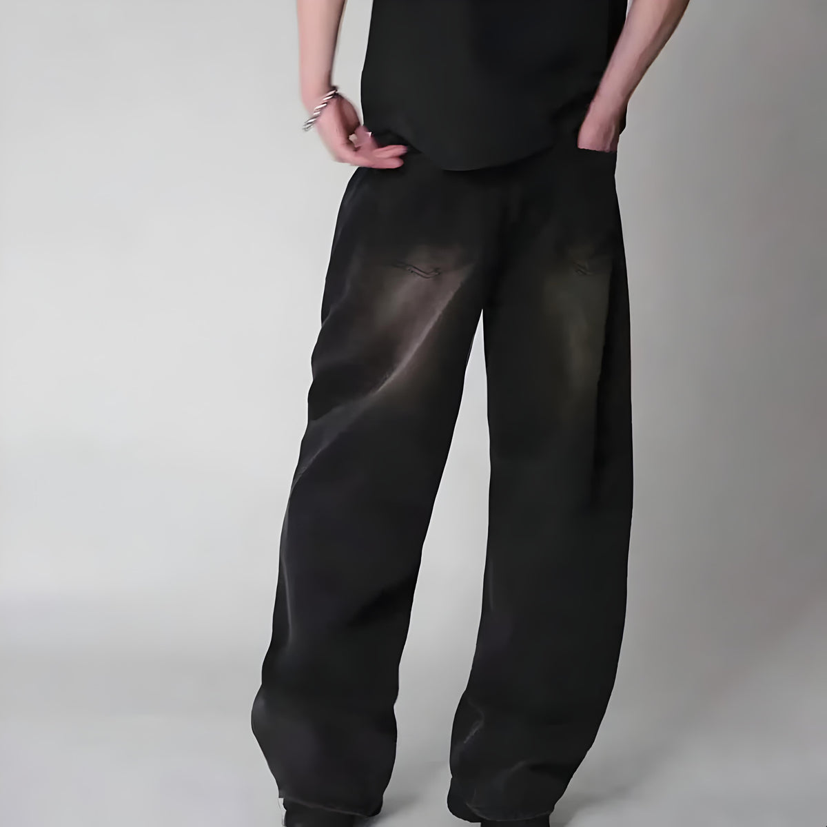 Y2K Faded Baggy Jeans
