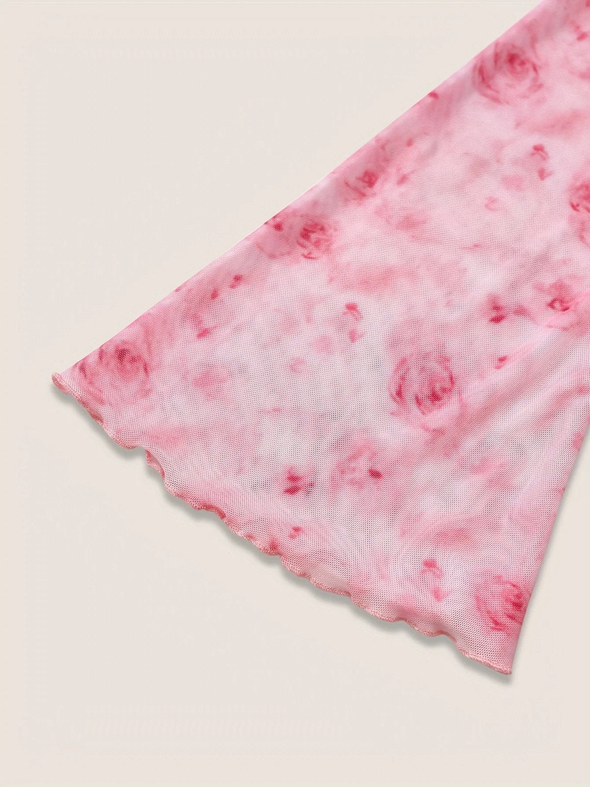 Y2K Floral Tie Front Bow Top