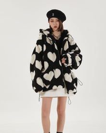 Y2K Heart Pattern Jacket