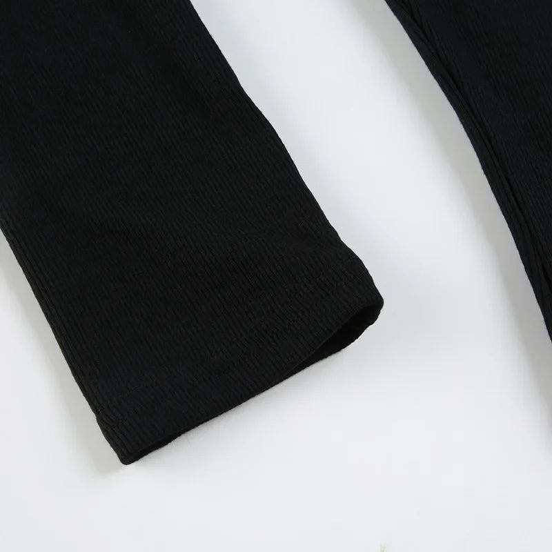 Y2K Lace Trim Button Top