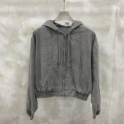 Y2K Retro Zip-Up Hoodie