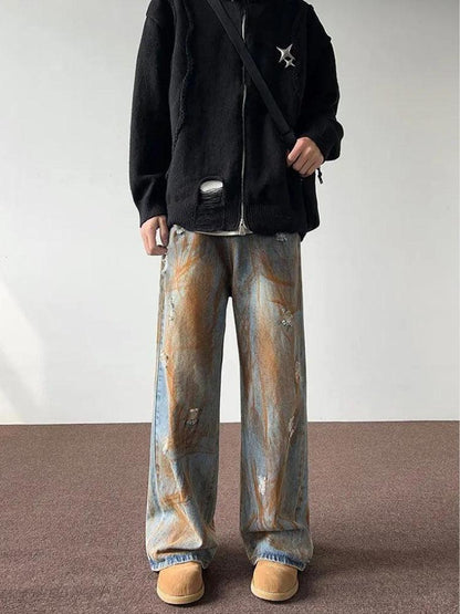 Y2K Rusty Wide Leg Denim Jeans