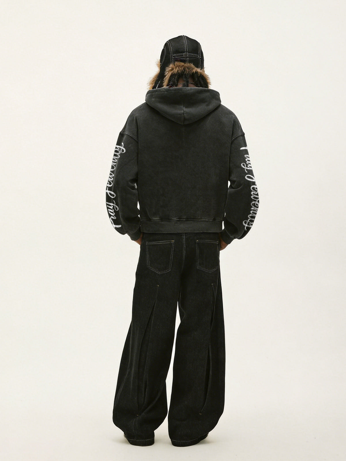 Y2K Vintage Pray Fervently Gothic Hoodie