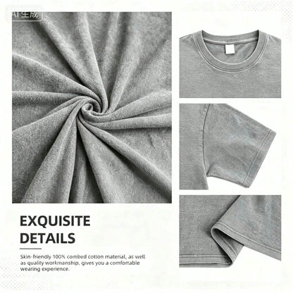 Y2K Washed Graphic Eyes T-Shirt