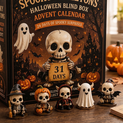 Spooky Skeletons Halloween Blind Box Advent Calendar