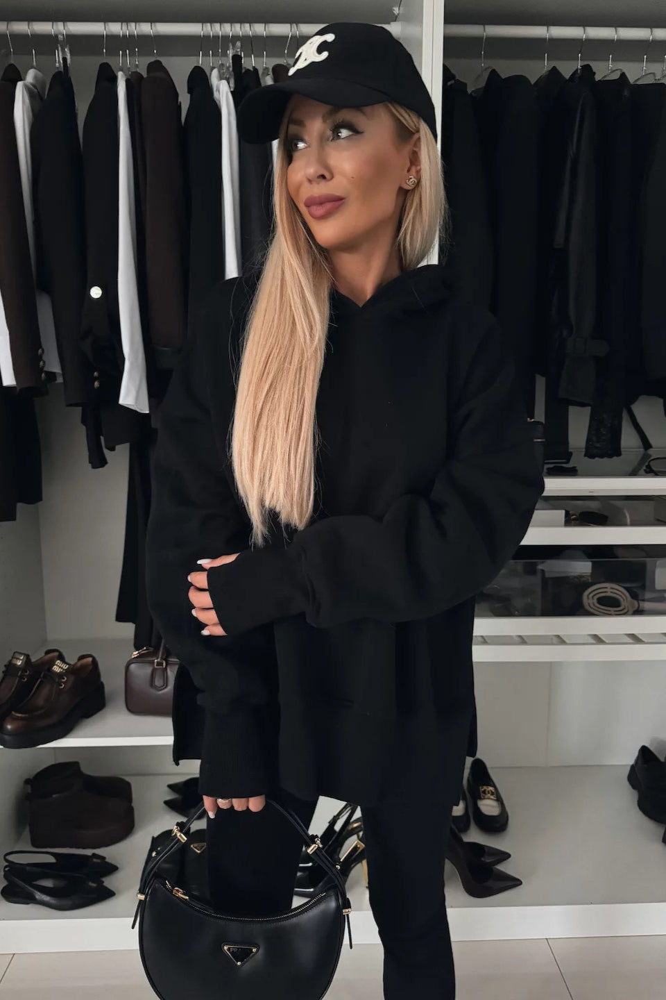 Striped Hoodie Jogger Two Piece Set