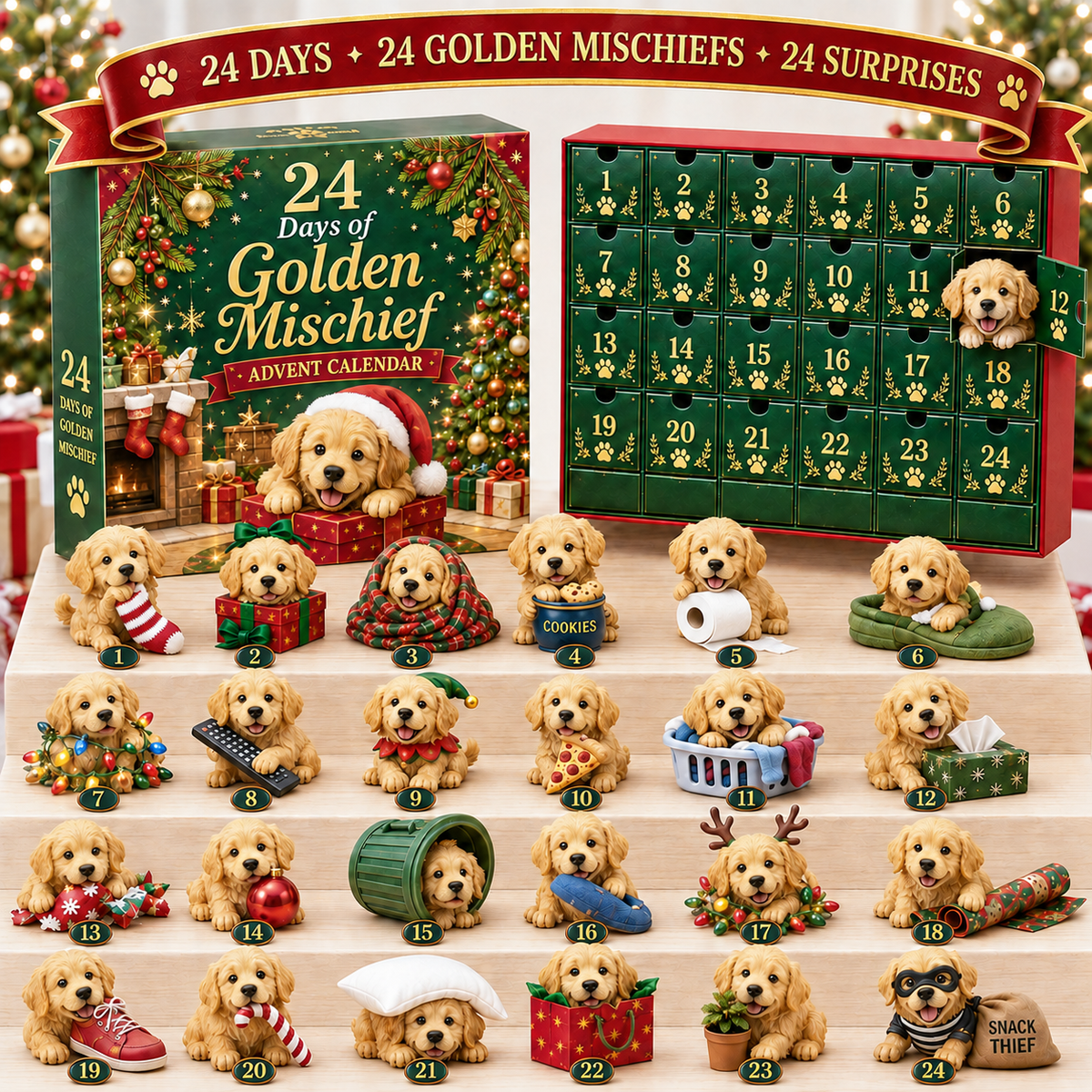 24 Days of Day of Golden Mischief - 2026 Advent Calendar