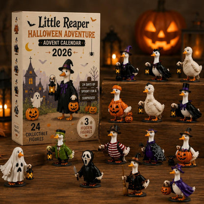 Halloween Advent Calendar, Little Reaper Duck Decor, 24 Costume Ducks, Acrylic Halloween Display, Spooky Home Decor, Halloween Gift, Mystery Box