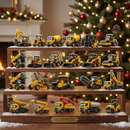 Constructive Vehicles Advent Calendar 2026 - 24-Day Festive Countdown, Acrylic Charms Blind Box