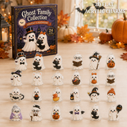 Ghost Family Advent Calendar 2026 - 24-Day Festive Countdown, Acrylic Charms Blind Box - Gift For Halloween Lovers