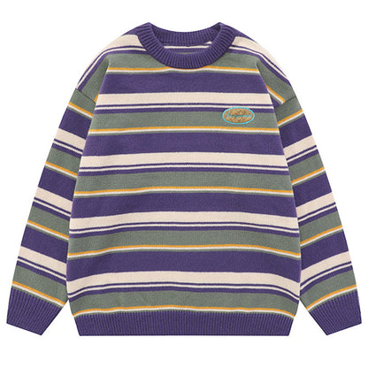 Primary Colors Striped Sweater