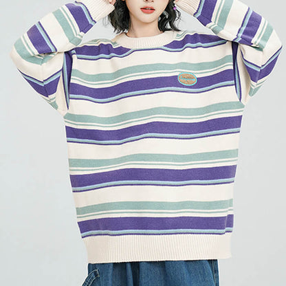 Primary Colors Striped Sweater