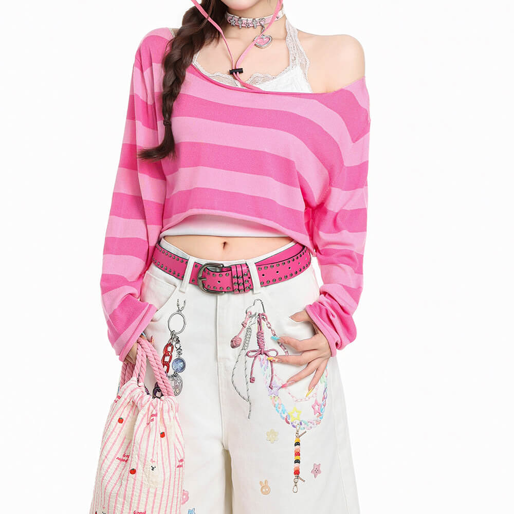 2010's Kid Striped Long Sleeve Top