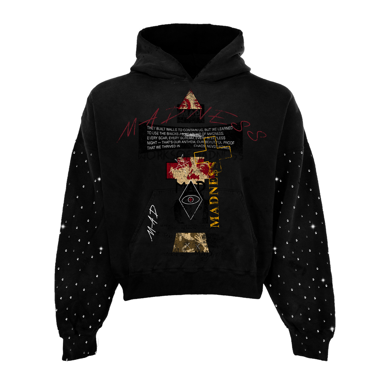 Mad Anthem Rhinestone Hoodie