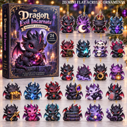 Dragon Evil Incarnate Advent Calendar 2026 - 24-Day Festive Countdown, Acrylic Charms Blind Box - Gift For Kids