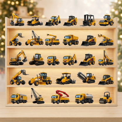 Constructive Vehicles Advent Calendar 2026 - 24-Day Festive Countdown, Acrylic Charms Blind Box