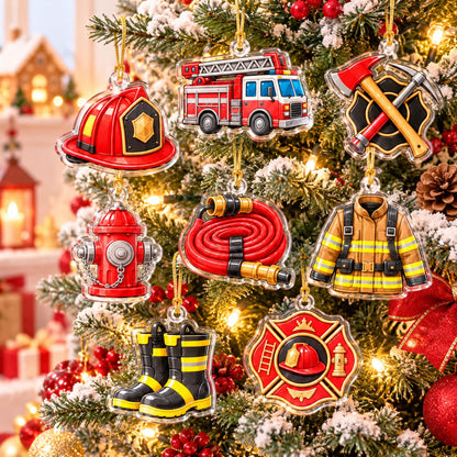 Firefighter Advent Calendar 2026, Personalized Firefighter Advent, 24 Firefighter Charms