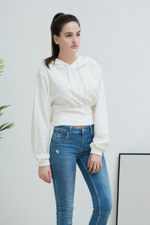 High Waist Loose Fit Hoodie