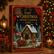Our Family Christmas Advent Calendar - 24 Day Spirits Countdown, Acrylic Charms Blind Box - Gift For Family