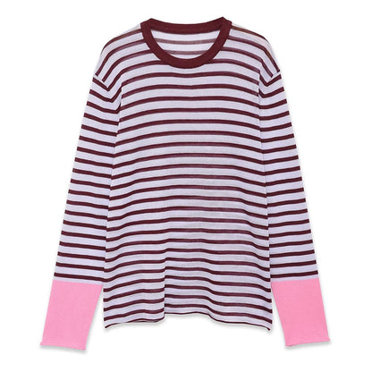 Never Basic Striped Long Sleeve Top
