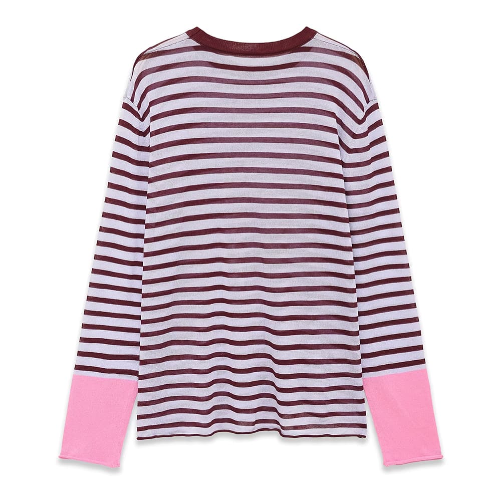 Never Basic Striped Long Sleeve Top