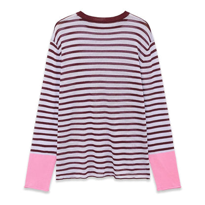 Never Basic Striped Long Sleeve Top