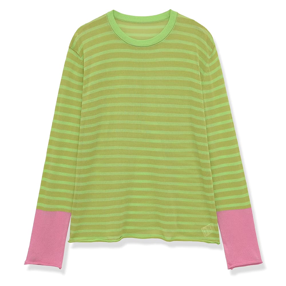 Never Basic Striped Long Sleeve Top