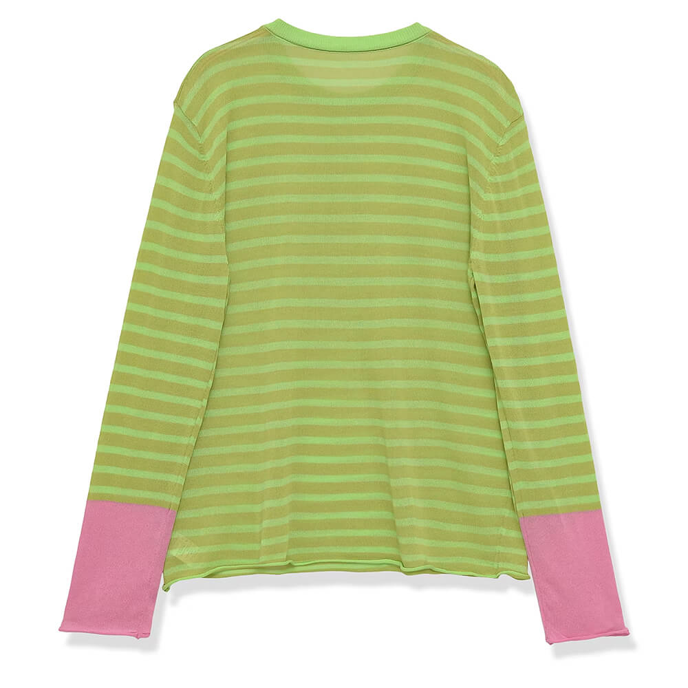 Never Basic Striped Long Sleeve Top