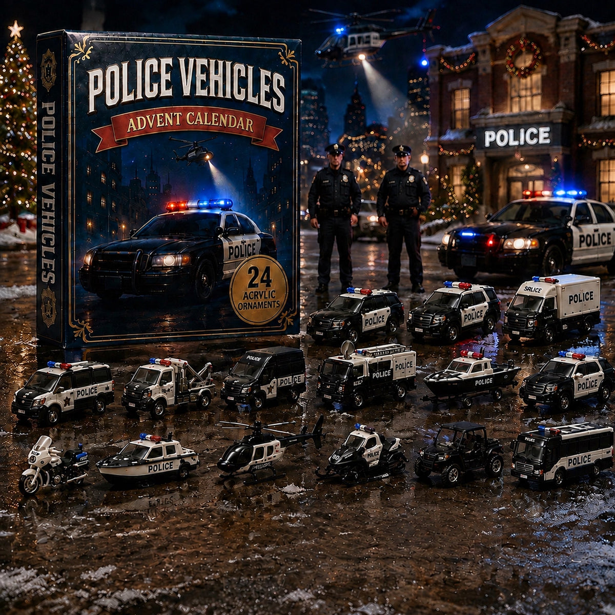 24 Days of Day of Police Vehicles - Advent Calendar 2026