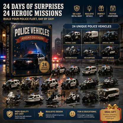 24 Days of Day of Police Vehicles - Advent Calendar 2026