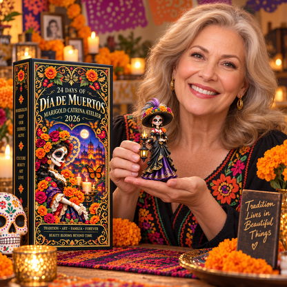 24 Days of Day of the Dead Marigold Catrina Atelier - Advent Calendar 2026