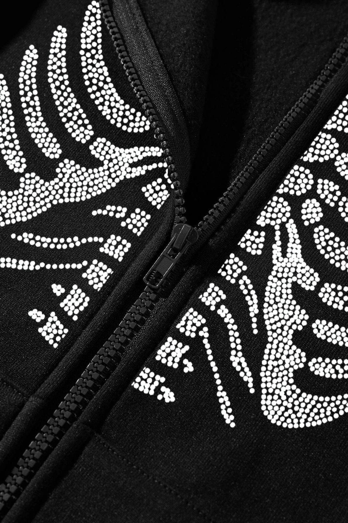 Skeleton Graphic Zip Hoodie