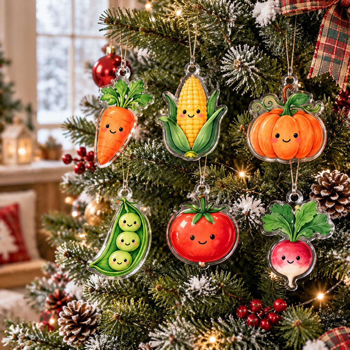 Personalized Farm Advent Calendar 2026, Locally Grown Baby Countdown, 24 Day Christmas Ornament Set, Farm Theme First Christmas Gift