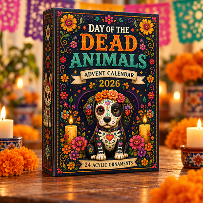 kull Animals Advent Calendar 2026 - 24-Day Festive Countdown, Acrylic Charms Blind Box - Gift For Family & Friends