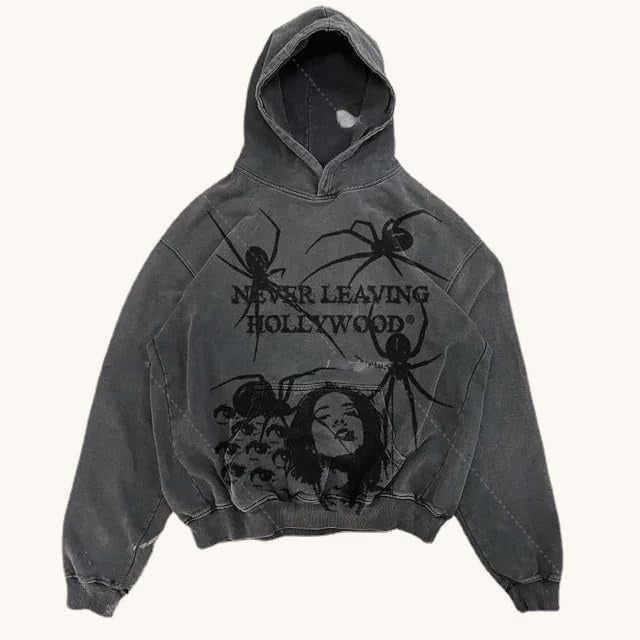 Dark Fashion Design Huge Hoodie