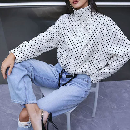 Blokette Style Polka Dot Jacket