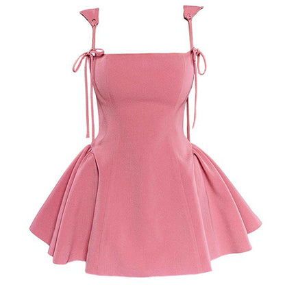 Gardens in Bloom Bow-Tie Mini Dress