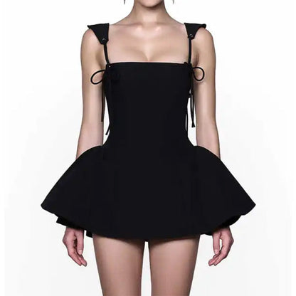 Gardens in Bloom Bow-Tie Mini Dress