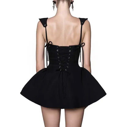 Gardens in Bloom Bow-Tie Mini Dress