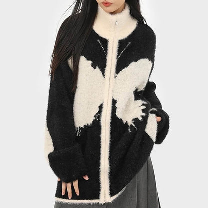 Butterfly Zip-Up Jacket