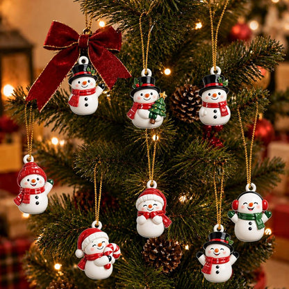 Personalized Christmas Advent Calendar 2026, 24 Snowman Acrylic Charms Countdown Box Gift