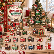24 Days Pet Lover Advent Calendar 2026, Dog and Cat Christmas Charm Set, Puppy Kitty Blind Box Countdown, Pet Owner Gift