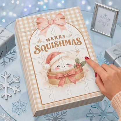 Dumpling Squishy Hunter Christmas Advent Calendar 2026 - 24 Day Spirits Countdown, Acrylic Charms Blind Box - Gift For Family