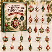 Heirloom Christmas Advent Calendar 2026 - 24-Day Festive Countdown, Acrylic Charms Blind Box - Gift For Christmas Lovers