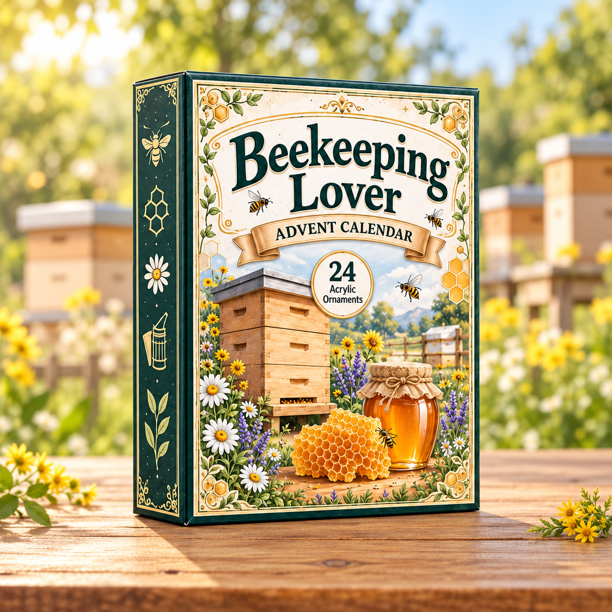Beekeeping Lover Advent Calendar 2026 - 24-Day Festive Countdown, Acrylic Charms Blind Box - Gift For Outdoor Hobby Lovers