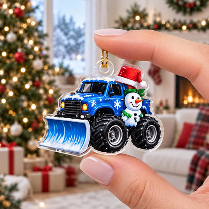 Personalized Monster Truck 2D Advent Calendar 2026, Custom Name Christmas Countdown, Kids Christmas Gift for Boys, Sons, Grandsons & Truck Fans