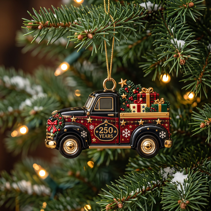 250 Truck Christmas Advent Calendar 2026 - 24 Day Spirits Countdown, Acrylic Charms Blind Box - Gift For Family